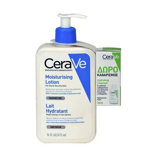 CERAVE Набор : Увлажняющий лосьон+ Очищающий гель #1