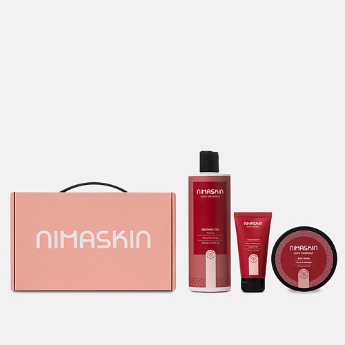 NIMASKIN Подарочный набор женский гель для душа + крем для  тела + крем для рук #1