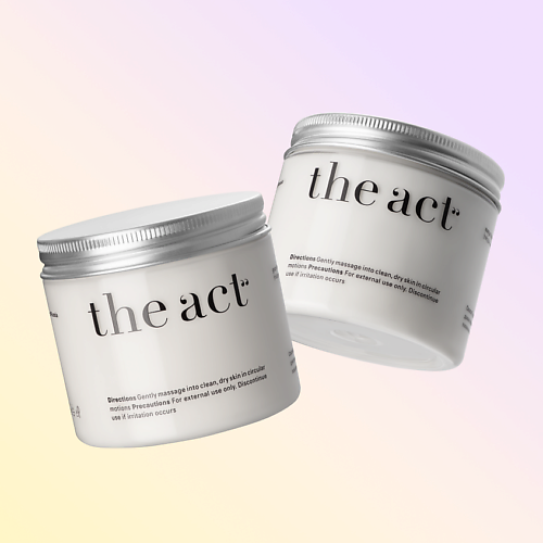 THE ACT Набор баттеры для тела увлажняющие манго и виноград #1
