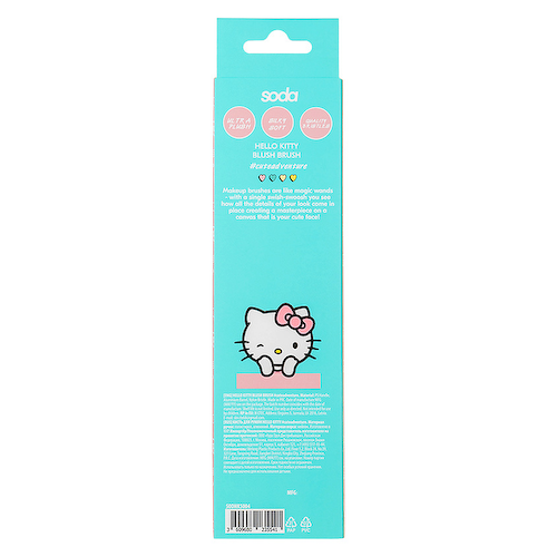 SODA Кисть для румян HELLO KITTY #cuteadventure #1