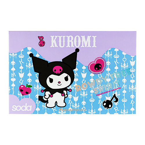 SODA Палетка теней ROWDY FREE SPIRIT #cuteadventure #1