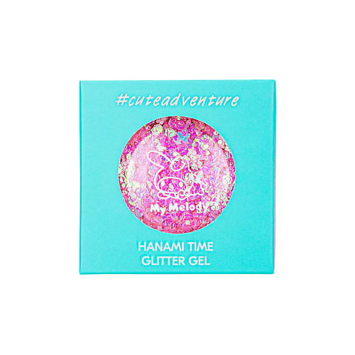 SODA Глиттер гель для лица HANAMI TIME #cuteadventure CHERRY BLOSSOM #1