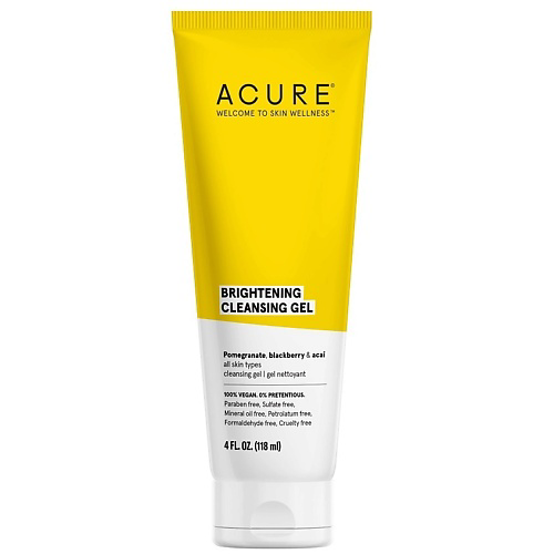 ACURE Гель для умывания гранат, ежевика и асаи Brightening #1