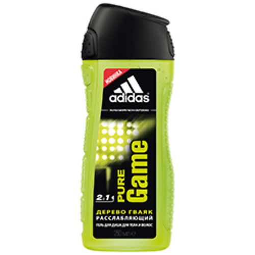 ADIDAS Гель для душа, шампунь и гель для умывания для мужчин Pure Game 250 #1