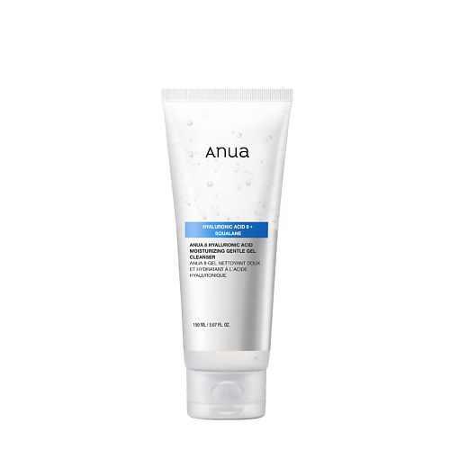 ANUA Гель для умывания с гиалуроновой кислотой 8 HYALURONIC ACID MOISTURIZING GENTLE GEL CLEANSER 150 #1