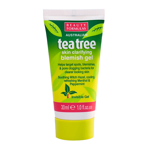 BEAUTY FORMULAS Гель устраняющий дефекты кожи Чайное дерево Tea Tree Skin Clarifying Blemish Gel 30 #1