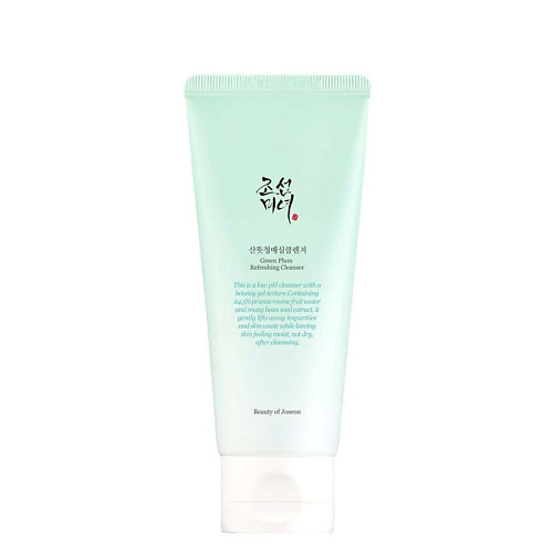 BEAUTY OF JOSEON Освежающий гель для умывания Green Plum Refreshing Cleanser 100 #1