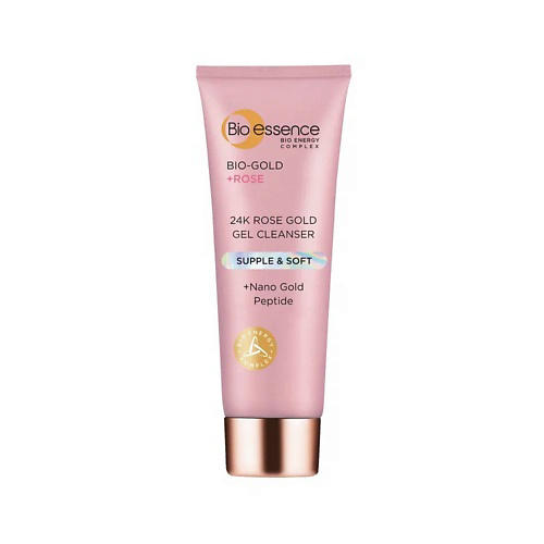 BIO ESSENCE Гель для умывания с антиоксидантами c Золотом 24К и розовой водой 100 #1