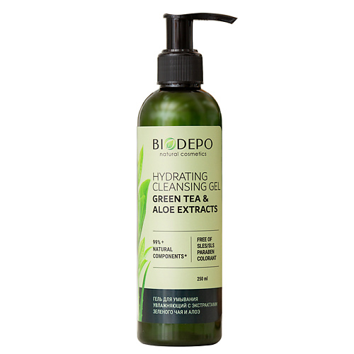 BIODEPO Гель для умывания увлажняющий с экстрактом зеленого чая и алоэ Green Tea and Aloe Extracts 250 #1