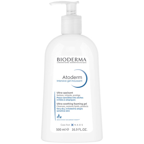 BIODERMA Успокаивающий гель для сухой, раздраженной и атопичной кожи лица и тела Atoderm Intensive 500 #1