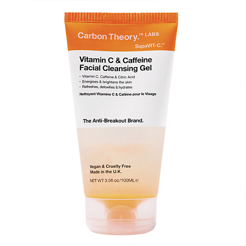 CARBON THEORY Гель для умывания Vitamin C & Caffeine Facial Cleansing Gel 100 #1