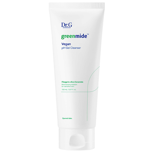 DR.G Гель-пенка увлажняющая для умывания GREENMIDE VEGAN pH GEL CLEANSER 150 #1