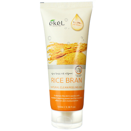 EKEL Гель для умывания скатка с Рисовыми Отрубями Gel Rice Bran 100 #1