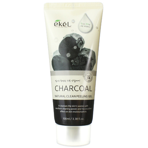 EKEL Гель для умывания скатка с древесным углем Gel Charcoal 100 #1
