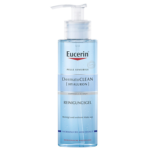 EUCERIN Освежающий и очищающий гель для умывания DermatoClean 200 #1