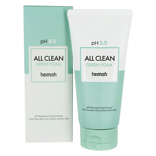 HEIMISH Слабокислотный гель для умывания для чувствительной кожи Heimish pH 5.5 All Clean Green Foam 150 #1