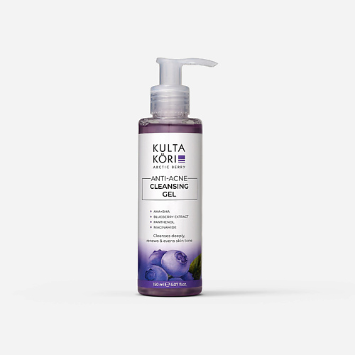 KULTA KORI ГЕЛЬ ДЛЯ УМЫВАНИЯ ANTI-ACNE С ЭКСТРАКТОМ ЧЕРНИКИ 150 #1