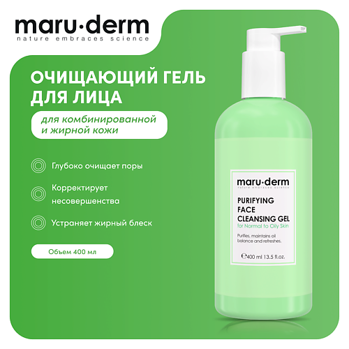MARU∙DERM MARU·DERM Очищающий гель для лица Purifying Face Cleansing Gel For Normal to Oily Skin 400 #1