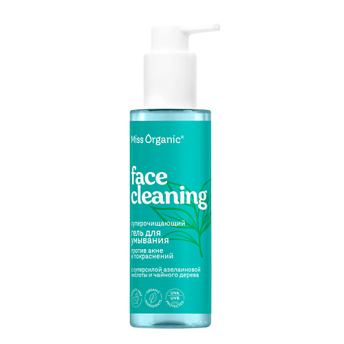 MISS ORGANIC Суперочищающий гель для умывания против акне и покраснений FACE CLEANING 190 #1