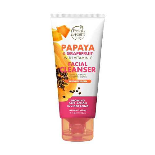 PETAL FRESH Гель для умывания придающий сияние коже лица с экстрактом папайи и грейпфрута 200 #1