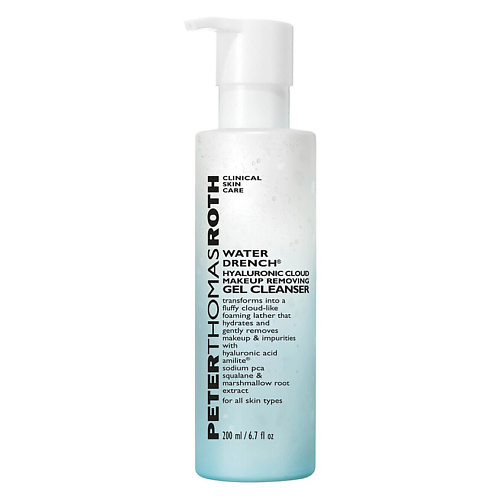 PETER THOMAS ROTH Гель для умывания Water Drench Hyaluronic Cloud Makeup Removing Gel 200 #1