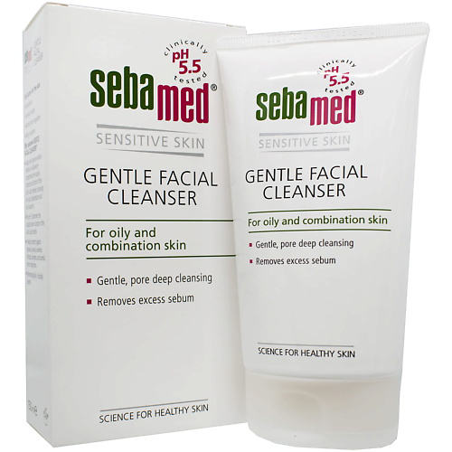 SEBAMED Гель для умывания Gentle Facial Cleanser для жирной и комбинированной кожи 150 #1