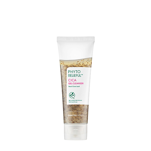 THANK YOU FARMER Гель для лица очищающий успокаивающий с центеллой азиатской Phyto Relieful Cica Gel Cleanser 120 #1