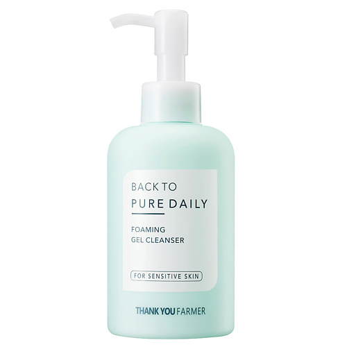 THANK YOU FARMER Гель очищающий для лица для ежедневного применения Back to Pure Daily Foaming Gel Cleanser 200 #1