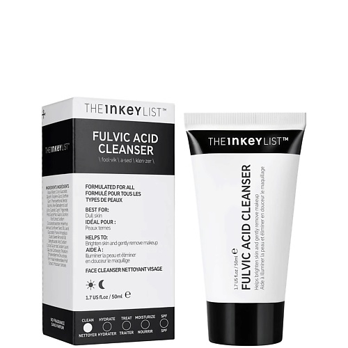 THE INKEY LIST Осветляющий и отшелушивающий гель для умывания Fulvic Acid Cleanser 50 #1