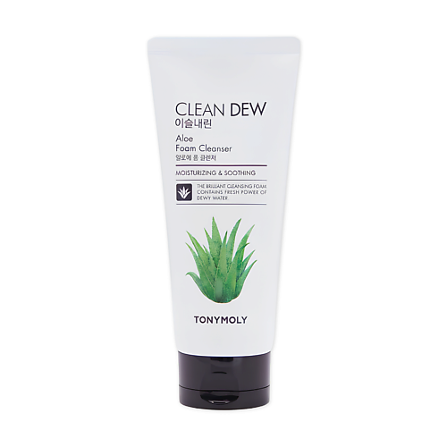 TONYMOLY Пенка для умывания Clean Dew Aloe Foam Cleanser 180 #1