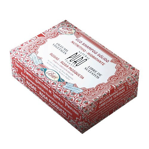BOTI-K Твердый эко-шампунь Роза и Шиповник Shampoo Sólido Rosas Rosa Mosqueta #1