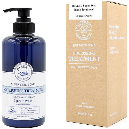 DR. SEED Бальзам-ополаскиватель для волос с ароматом сочного персика Nourishing Treatment Squeeze Peach 500 #1