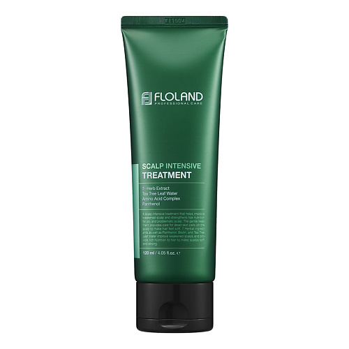 FLOLAND Укрепляющий бальзам 3-в-1 с биотином и экстрактом чайного дерева Scalp Intensive Treatment 120 #1