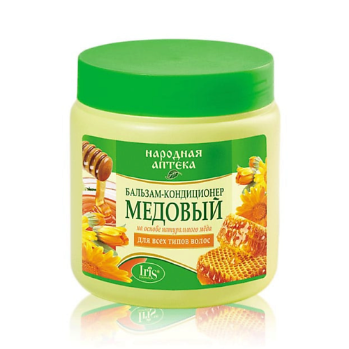 IRIS COSMETIC Бальзам-кондиционер Медовый Народная аптека 500 #1