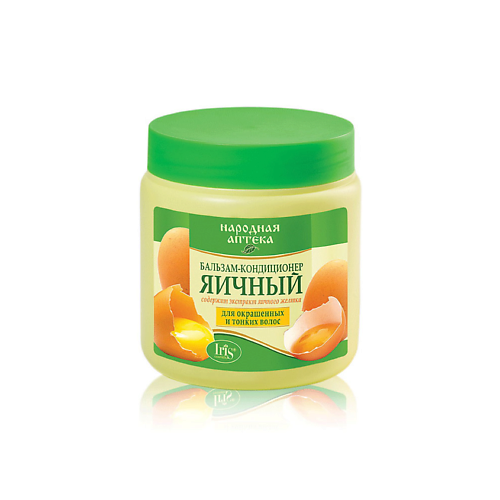IRIS COSMETIC Бальзам-кондиционер Народная аптека Яичный 500 #1