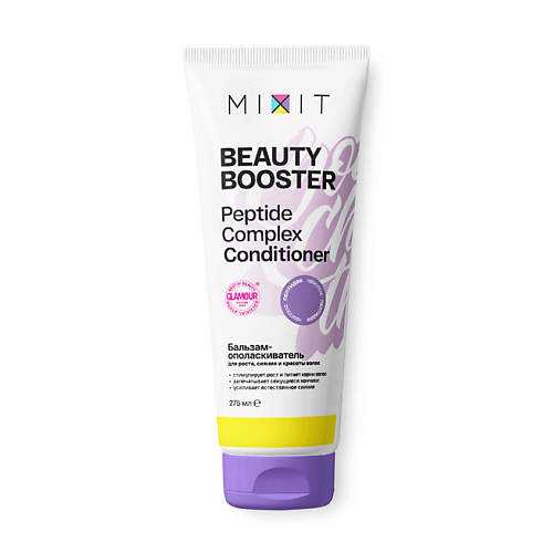MIXIT Бальзам-ополаскиватель для роста, сияния и красоты волос Peptide complex conditioner 275 #1
