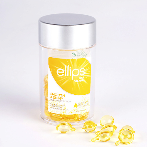 ELLIPS Hair Vitamin Smooth & Shiny Масло для питания тонких волос 50 #1