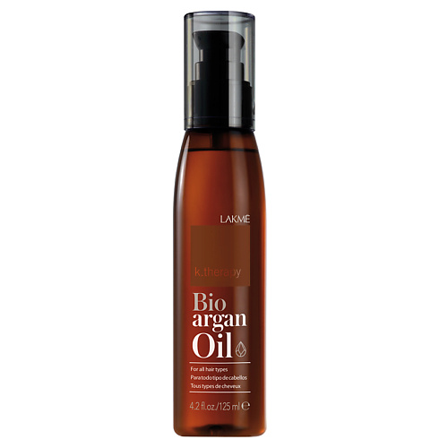 LAKME Масло аргановое для увлажнения и ухода за волосами K. Therapy Bio Argan Oil 125 #1
