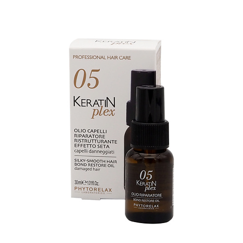 PHYTORELAX Масло для волос восстанавливающее 05 Keratin Plex 30 #1