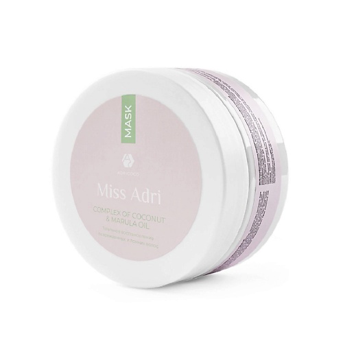 ADRICOCO Восстанавливающая маска для волос Miss Adri Complex of coconut marula oil 200 #1