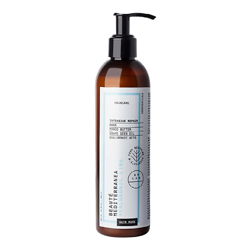 BEAUTE MEDITERRANEA Интенсивная восстанавливающая маска для волос с гиалуроновой кислотой #1
