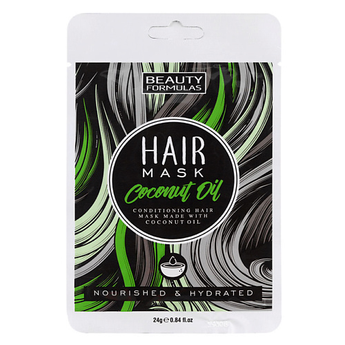 BEAUTY FORMULAS Маска для волос с кокосовым маслом Coconut Oil Hair Mask 24 #1