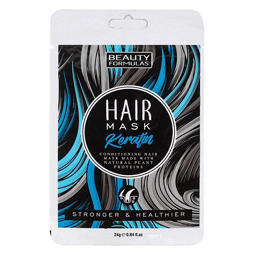 BEAUTY FORMULAS Маска для волос с кератином Keratin Hair Mask 24 #1