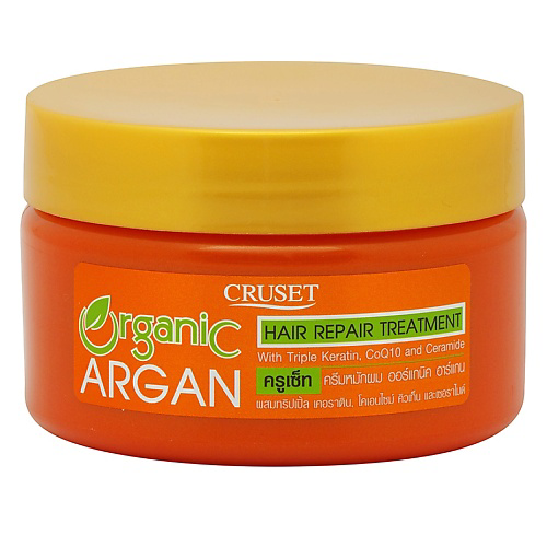 CRUSET Маска для волос "лечение после обесцвечивания" Organic Argan 250 #1