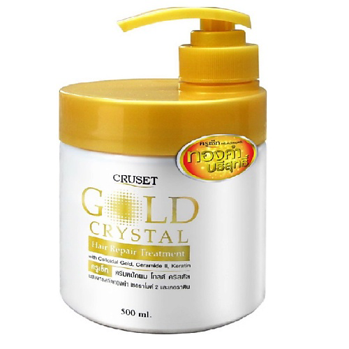 CRUSET Восстанавливающая маска для волос с золотым кристаллом Gold Crystal Hair Repair 500 #1
