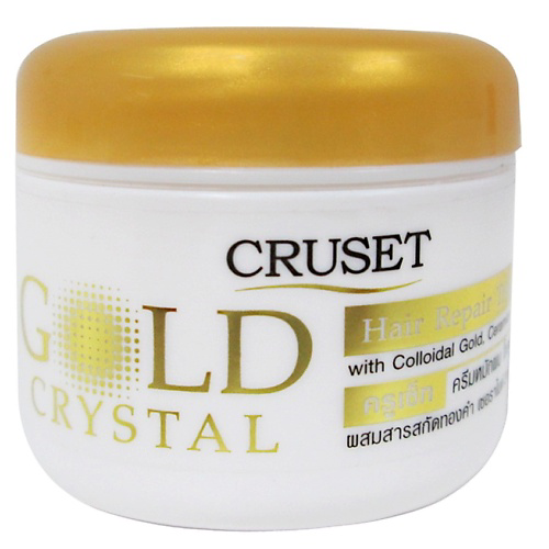 CRUSET Восстанавливающая маска для волос с золотым кристаллом Gold Crystal Hair Repair 60 #1