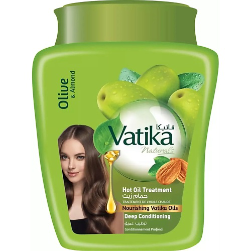DABUR Маска глубокое увлажнение волос с миндалем (Olive & Almond) 500 #1