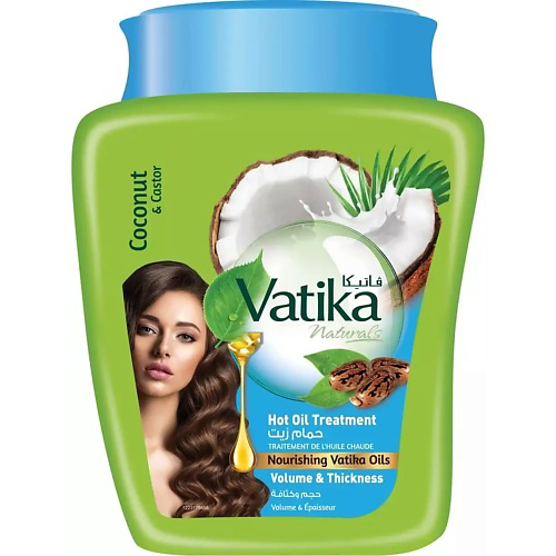 DABUR Маска объем для тонких волос с кокосом и касторовым маслом (Coconut & Castor) 500 #1