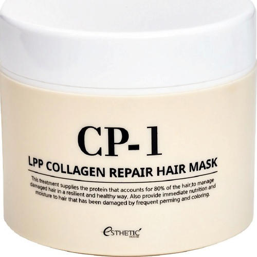 ESTHETIC HOUSE Восстанавливающая маска для волос CP-1 LPP COLLAGEN REPAIR HAIR MASK 300 #1