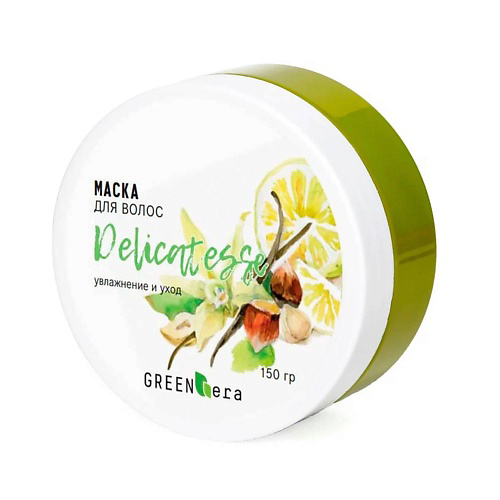 GREEN-ERA Маска для волос Delicatesse "Увлажнение и уход" для поврежденных волос 150 #1